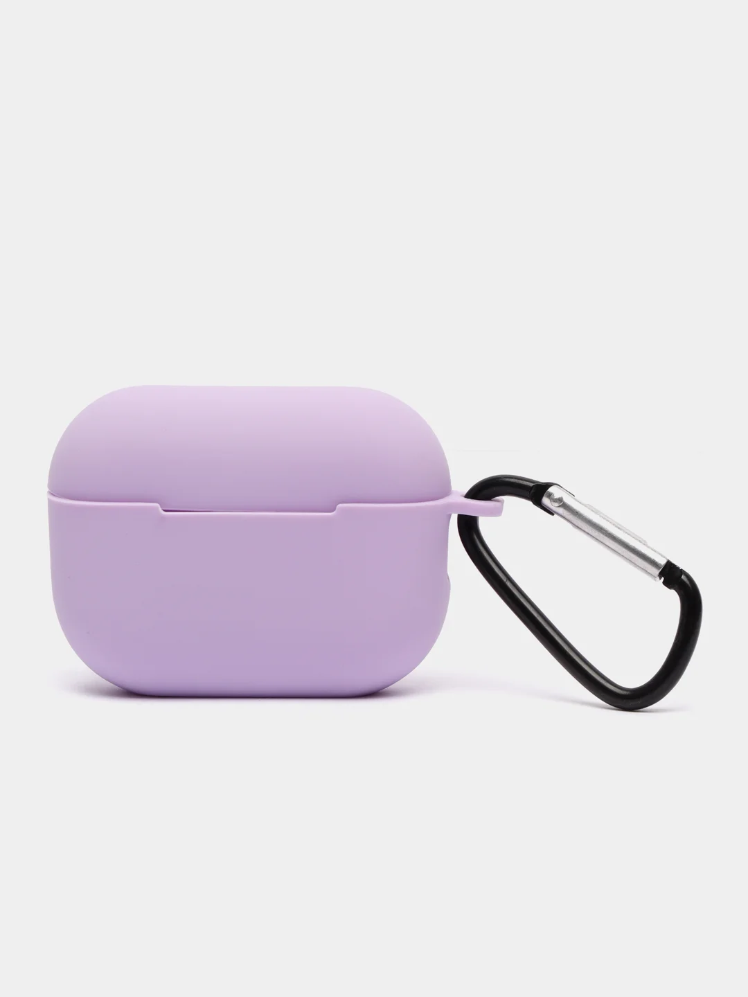 Фиолетовый чехол для наушников Apple AirPods Pro 2 силиконовый с карабином