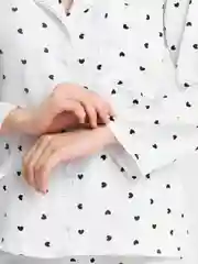 Белый пижама домашняя
