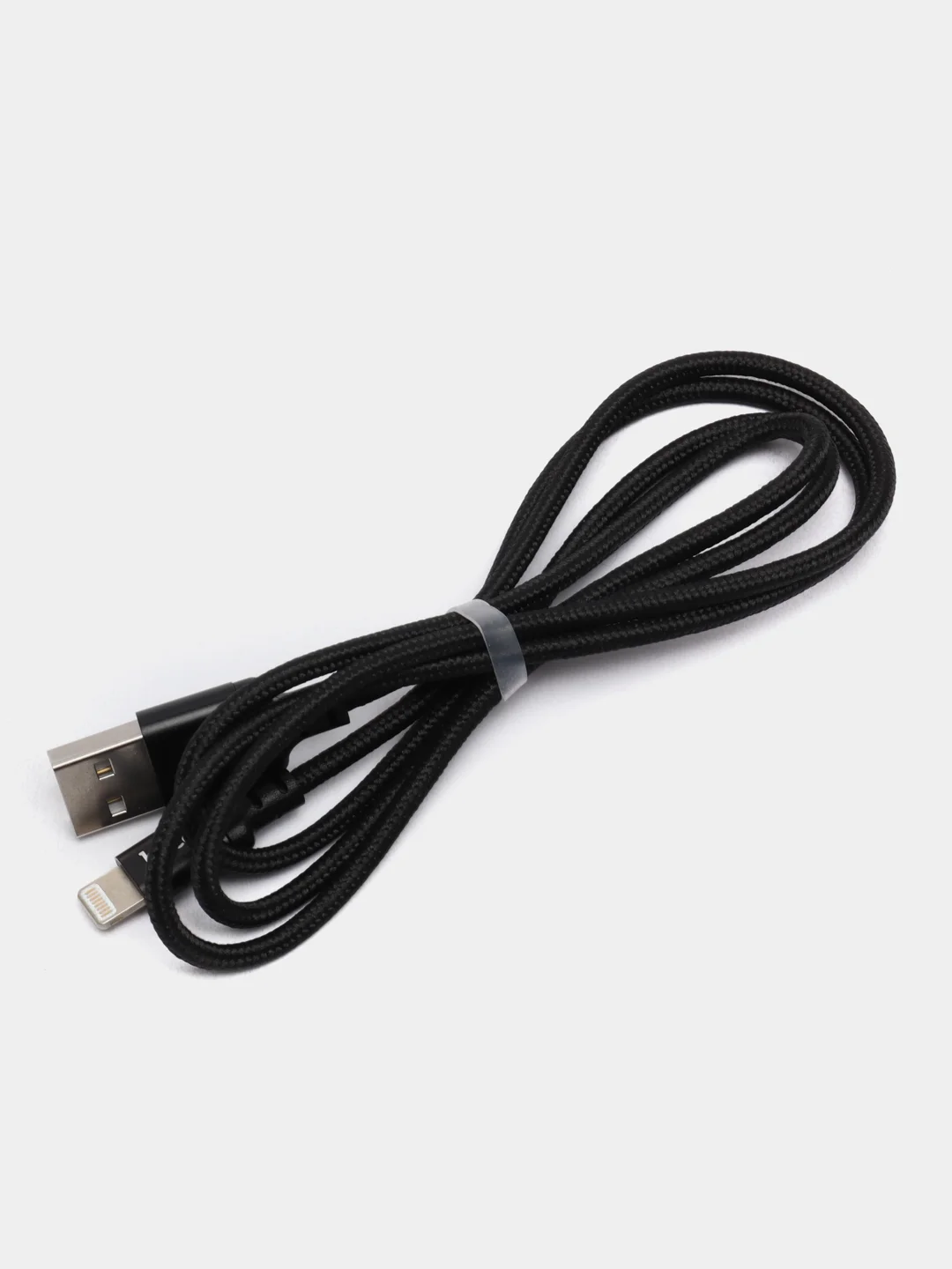 Черный кабель зарядный для телефона HOCO X14 для Lightning iPhone