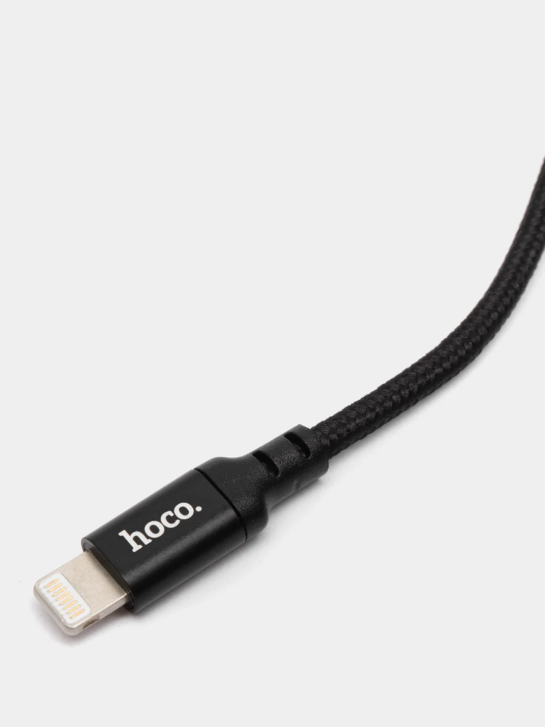 Черный кабель зарядный для телефона HOCO X14 для Lightning iPhone