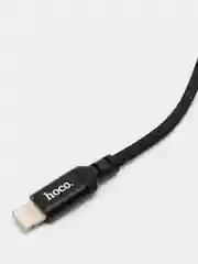 Черный кабель зарядный для телефона HOCO X14 для Lightning iPhone