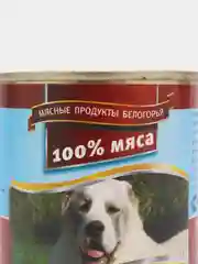 Корм для собак крупных пород "Тушёнка" мясное ассорти, консервы 340 гр