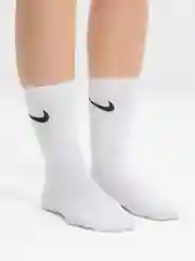 Носки женские, высокие, цвет белый
