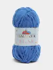 Синий пряжа плюшевая Himalaya "Baby Soft", 100% полиэстер, 115 м, 50 г