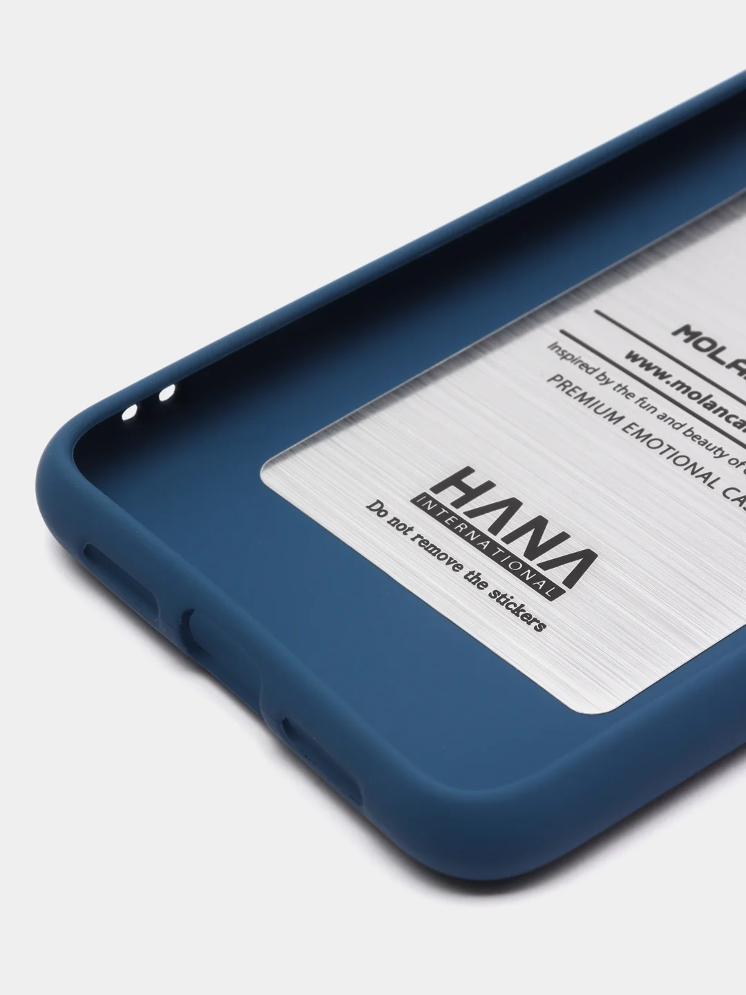 Синий силиконовый чехол для Huawei P20, P30, Mate 20, 7S, P Smart Hana Molan Cano