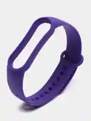 Аметистовый ремешок силиконовый для фитнес браслета Xiaomi Mi Band 5 Mi Band 6 (Ми Банд 5 Ми Банд 6)
