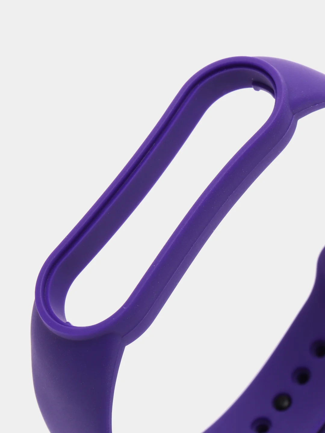 Аметистовый ремешок силиконовый для фитнес браслета Xiaomi Mi Band 5 Mi Band 6 (Ми Банд 5 Ми Банд 6)