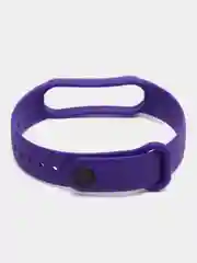 Аметистовый ремешок силиконовый для фитнес браслета Xiaomi Mi Band 5 Mi Band 6 (Ми Банд 5 Ми Банд 6)