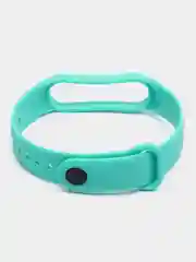 Бирюзовый ремешок силиконовый для фитнес браслета Xiaomi Mi Band 5 Mi Band 6 (Ми Банд 5 Ми Банд 6)