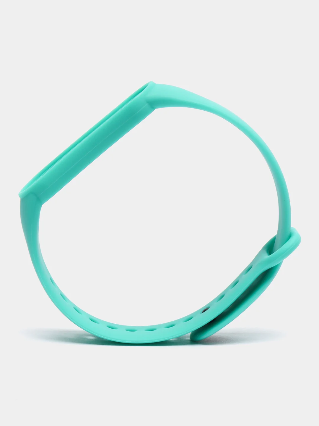 Бирюзовый ремешок силиконовый для фитнес браслета Xiaomi Mi Band 5 Mi Band 6 (Ми Банд 5 Ми Банд 6)