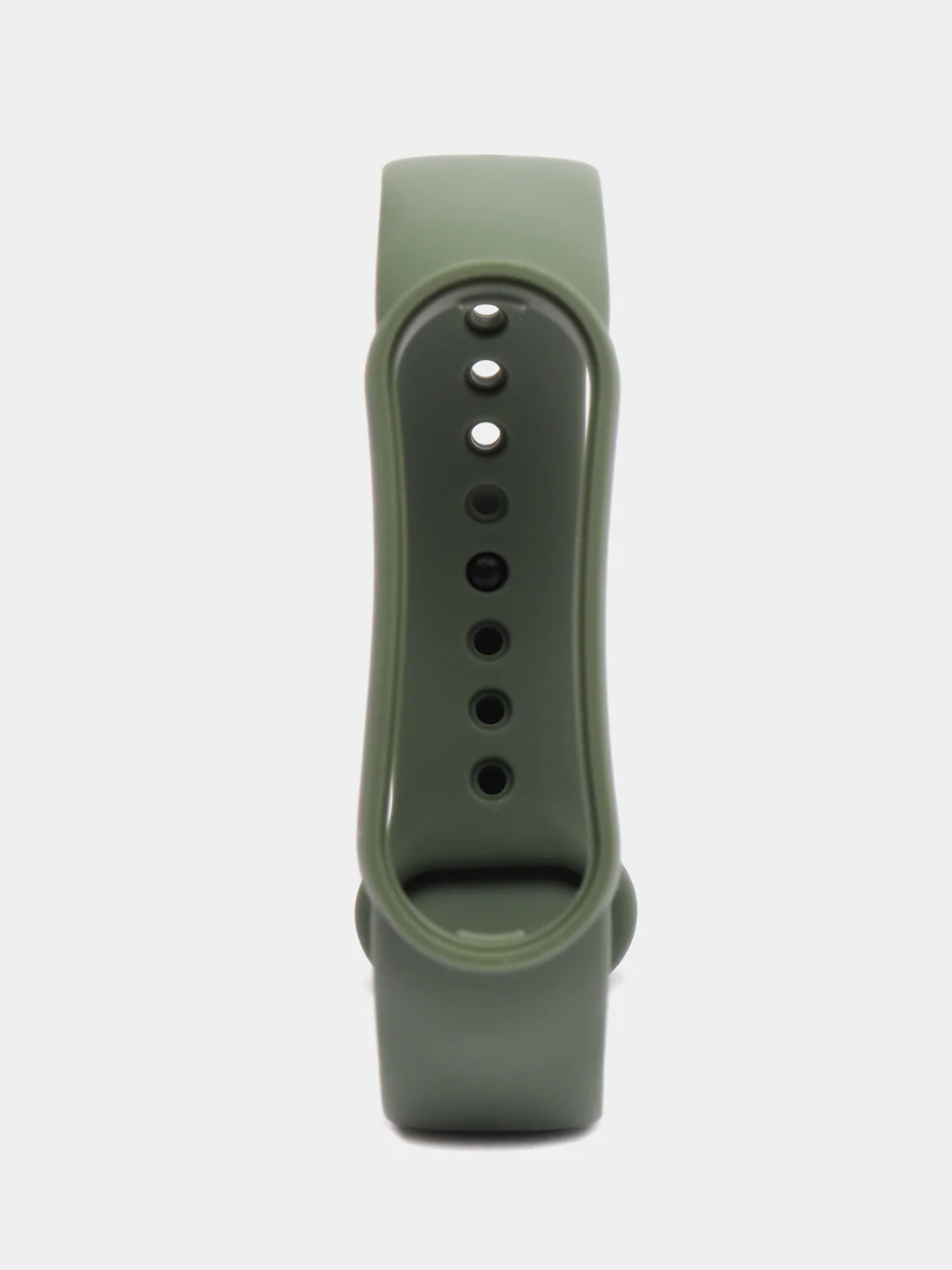 Хаки ремешок силиконовый для фитнес браслета Xiaomi Mi Band 5 Mi Band 6 (Ми Банд 5 Ми Банд 6)
