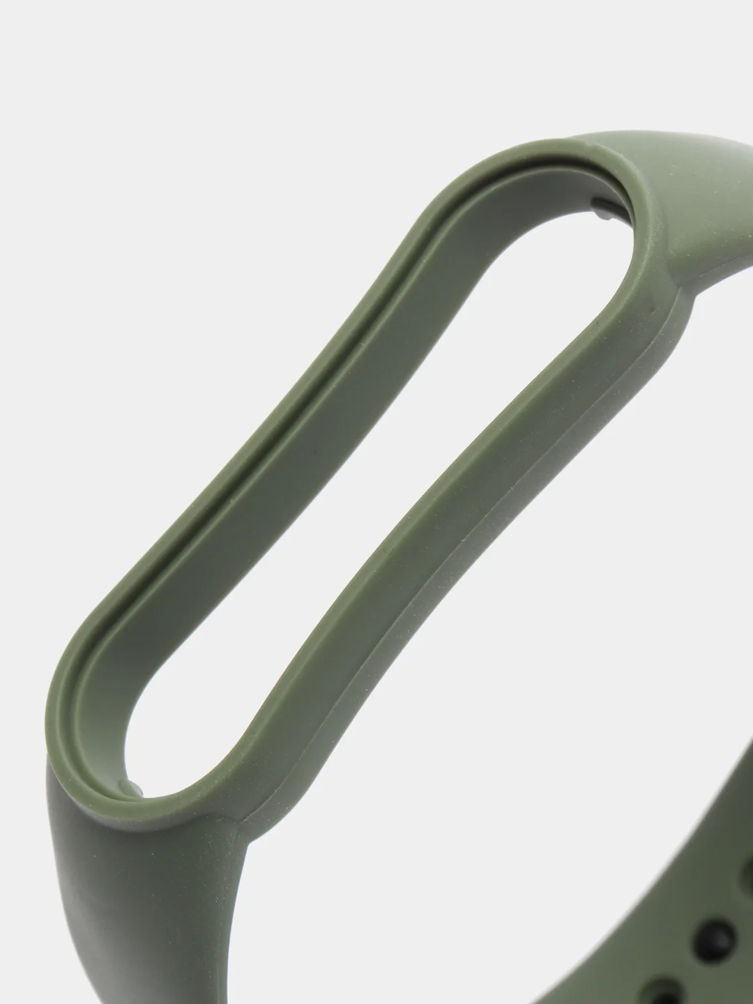 Хаки ремешок силиконовый для фитнес браслета Xiaomi Mi Band 5 Mi Band 6 (Ми Банд 5 Ми Банд 6)