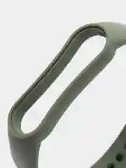 Хаки ремешок силиконовый для фитнес браслета Xiaomi Mi Band 5 Mi Band 6 (Ми Банд 5 Ми Банд 6)