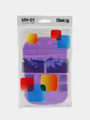 Фуксия коврик на торпедо Dialog MH-01