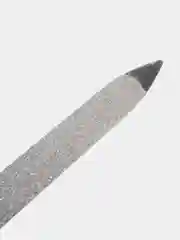 Пилка для ногтей металлическая с пластиковой ручкой