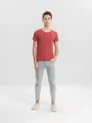 Бордовый футболка унисекс