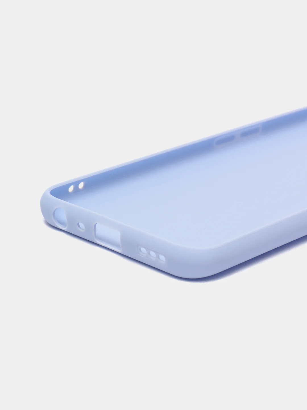 Голубой чехол Realme  9i C21Y C25Y (Реалми ) силиконовый с защитой камеры