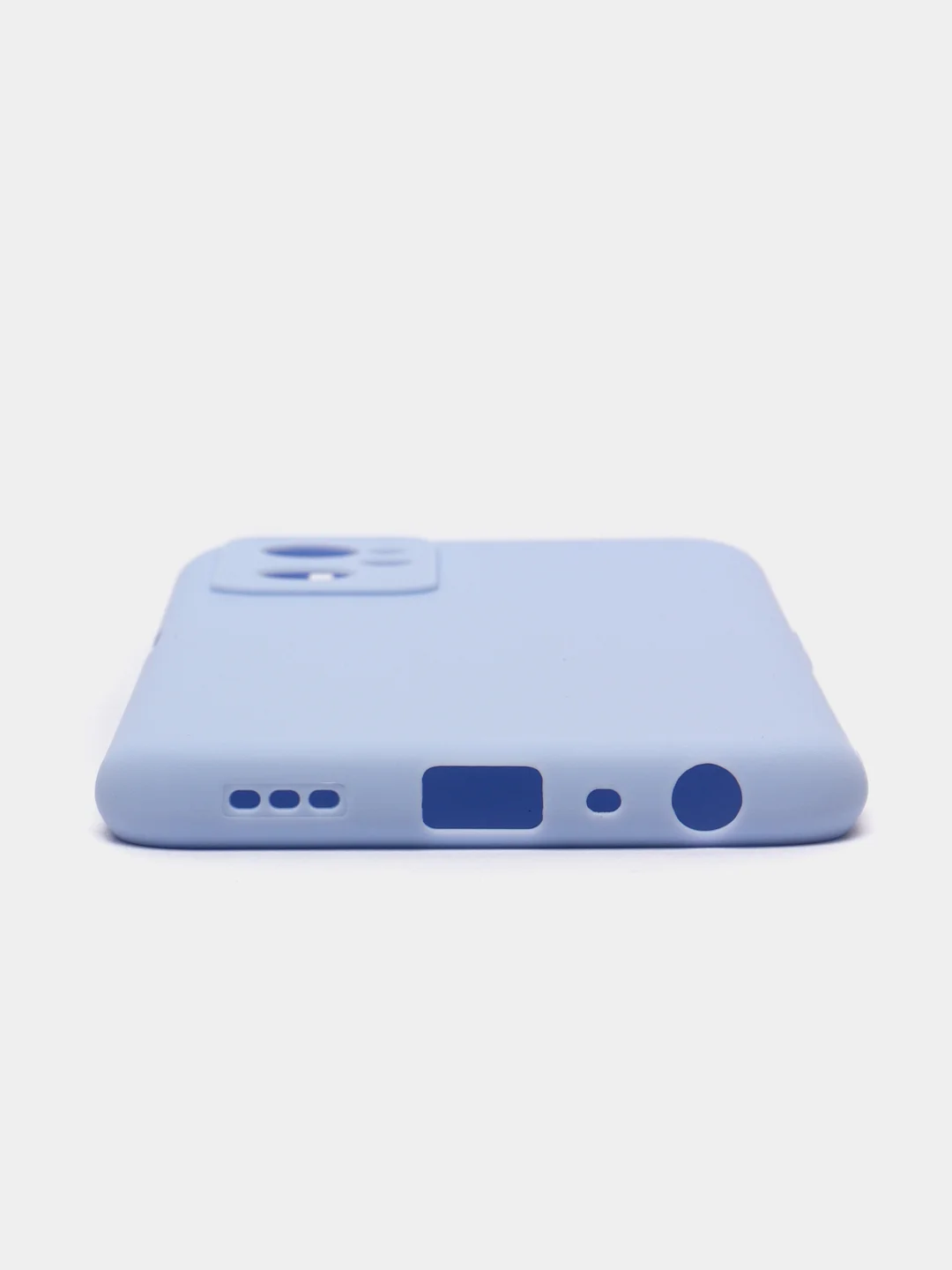 Голубой чехол Realme  9i C21Y C25Y (Реалми ) силиконовый с защитой камеры