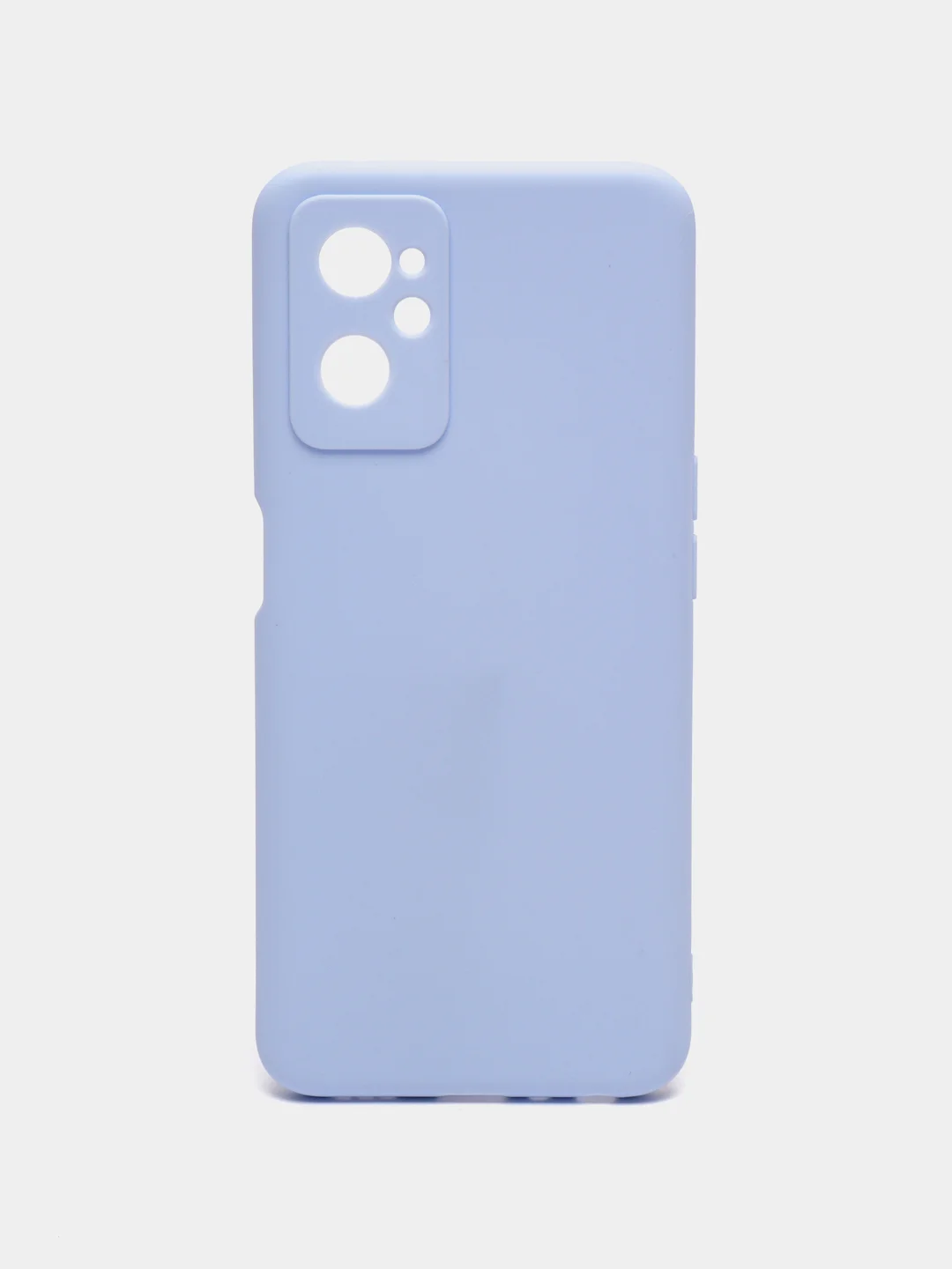 Голубой чехол Realme  9i C21Y C25Y (Реалми ) силиконовый с защитой камеры