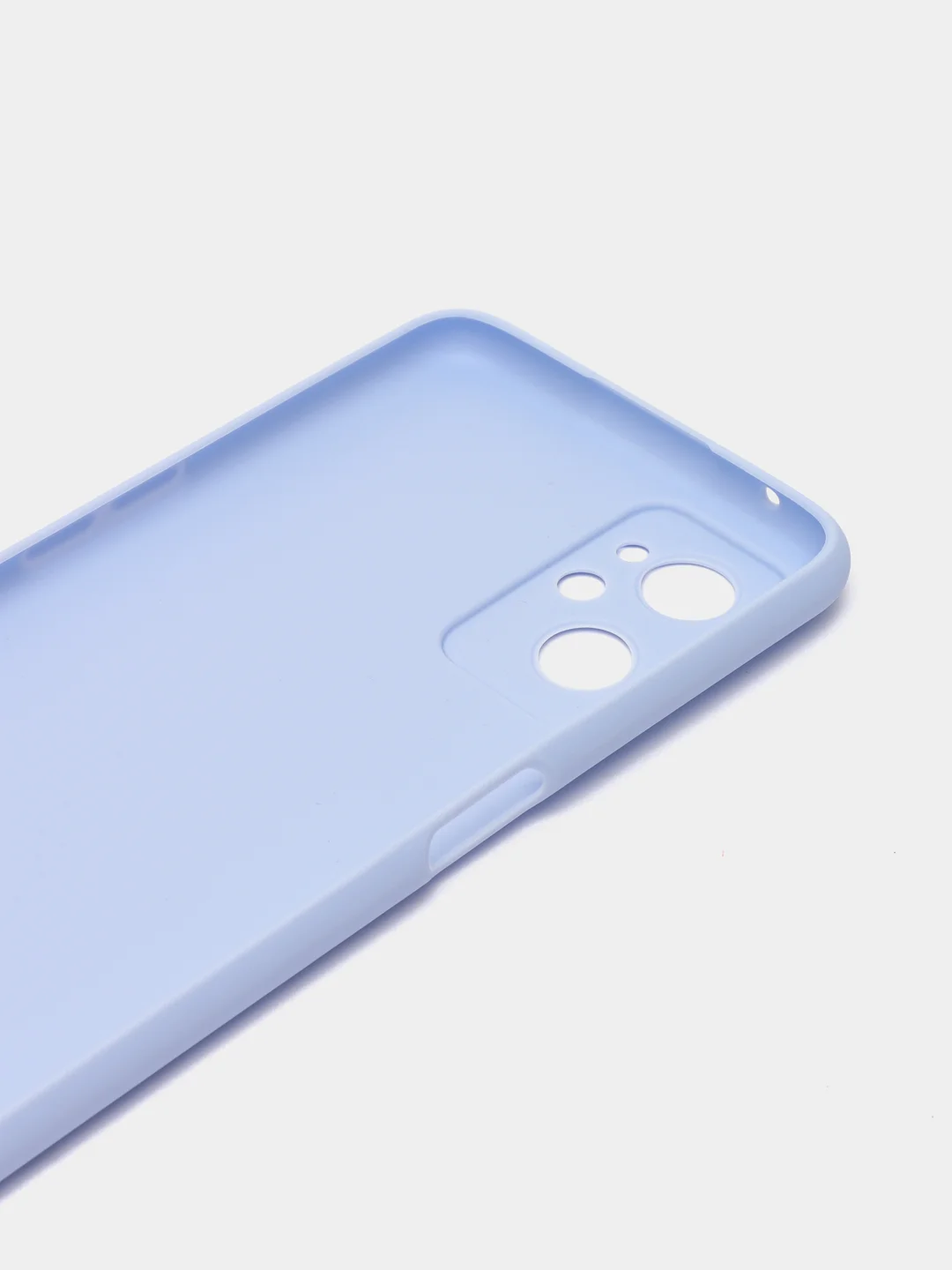 Голубой чехол Realme  9i C21Y C25Y (Реалми ) силиконовый с защитой камеры