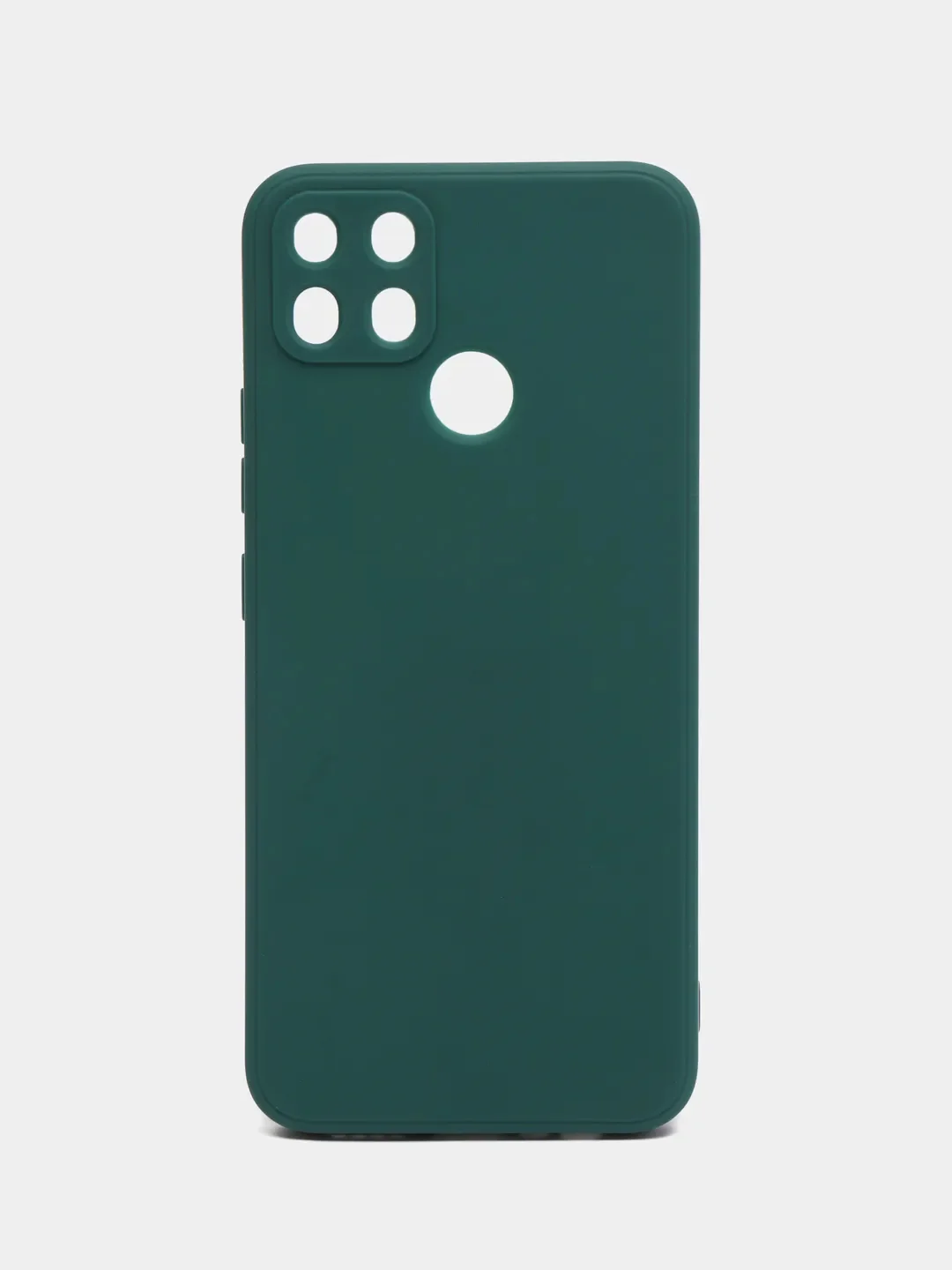 Чехол для Realme C25, C25S (Реалми С25, С25С), прозрачный черный защита камеры
