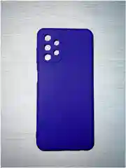 Фиолетовый чехол Samsung Galaxy A13 4G силиконовый, матовый