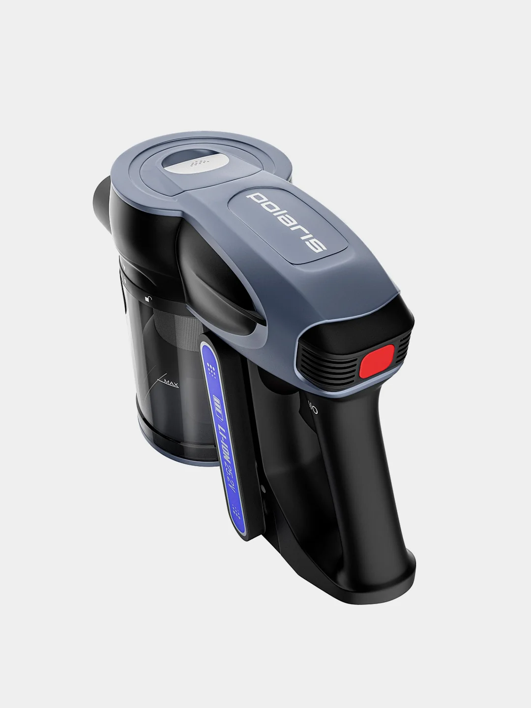 Беспроводной пылесос Polaris PVCS 7090 HandStick PRO Aqua, жемчужно-серый
