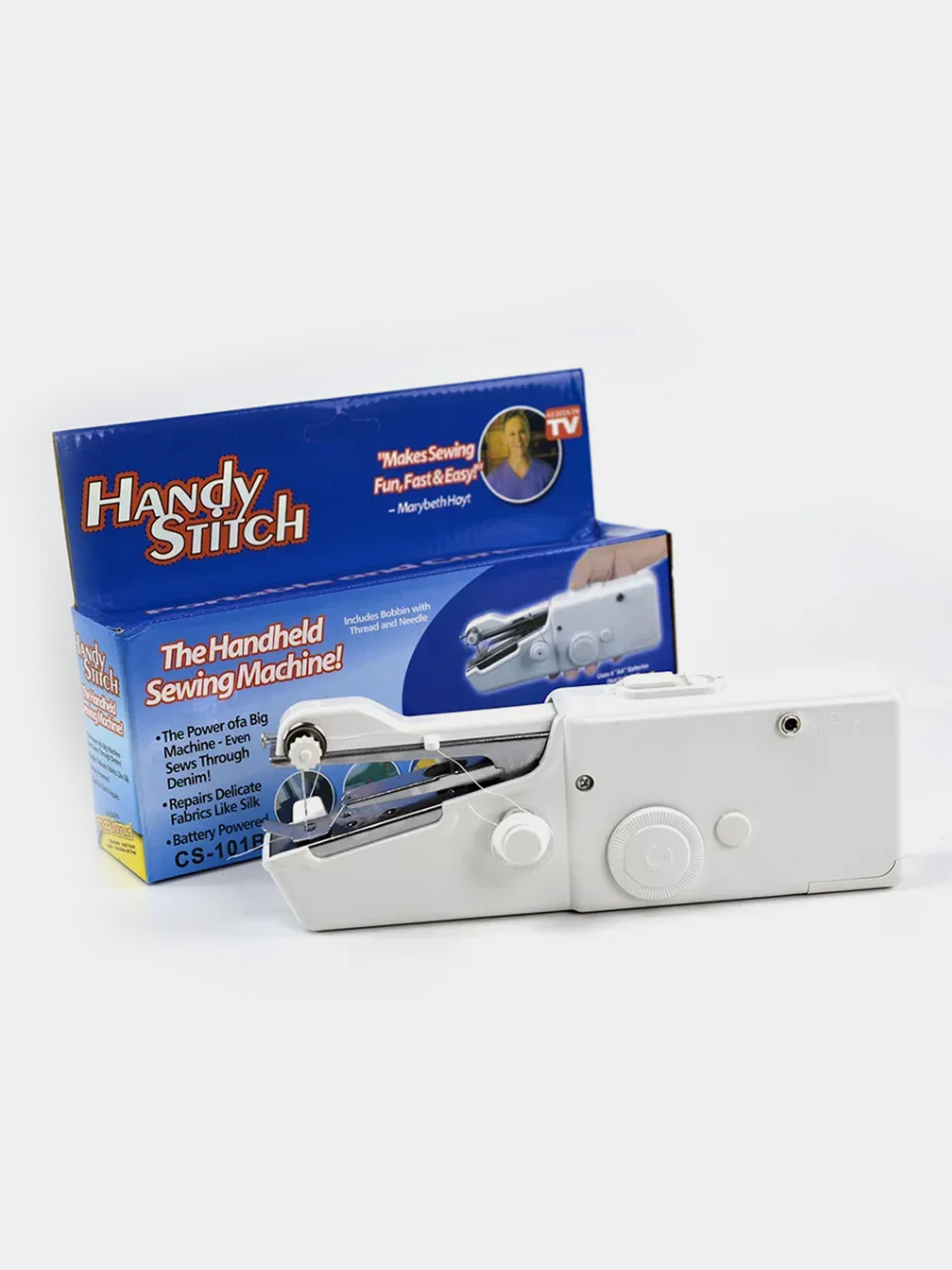 Handy Stitch ручная мини швейная машинка, беспроводная, на дачу, в поездку,  для ремонта одежды за 1134 ₽ купить в интернет-магазине ПСБ Маркет от  Промсвязьбанка