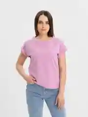 Розовый футболка женская, оверсайз, базовая, однотонная