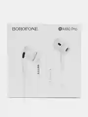 Серый меланж наушники с микрофоном Borofone с разъёмом 3.5 Jack