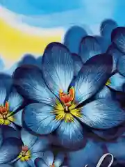 Голубой пакет подарочный, ламинированный/ 37 x 46 см/Набор из 3,5 штук/Пакет на все случаи жизни