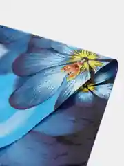 Голубой пакет подарочный, ламинированный/ 37 x 46 см/Набор из 3,5 штук/Пакет на все случаи жизни