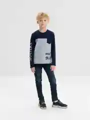 Темно-синий свитшот для мальчика Bonito kids