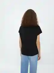 Черный блузка с вырезом женская Zarina укороченная