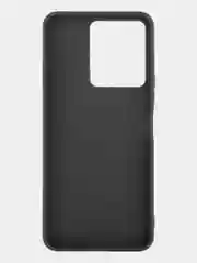 Черный чехол ROSCO для Vivo Y35, матовый, силиконовый, тонкий, бортик вокруг камер