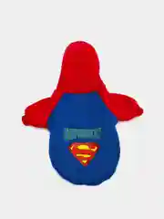 Синий толстовка "Superman" с капюшоном, для собак и кошек