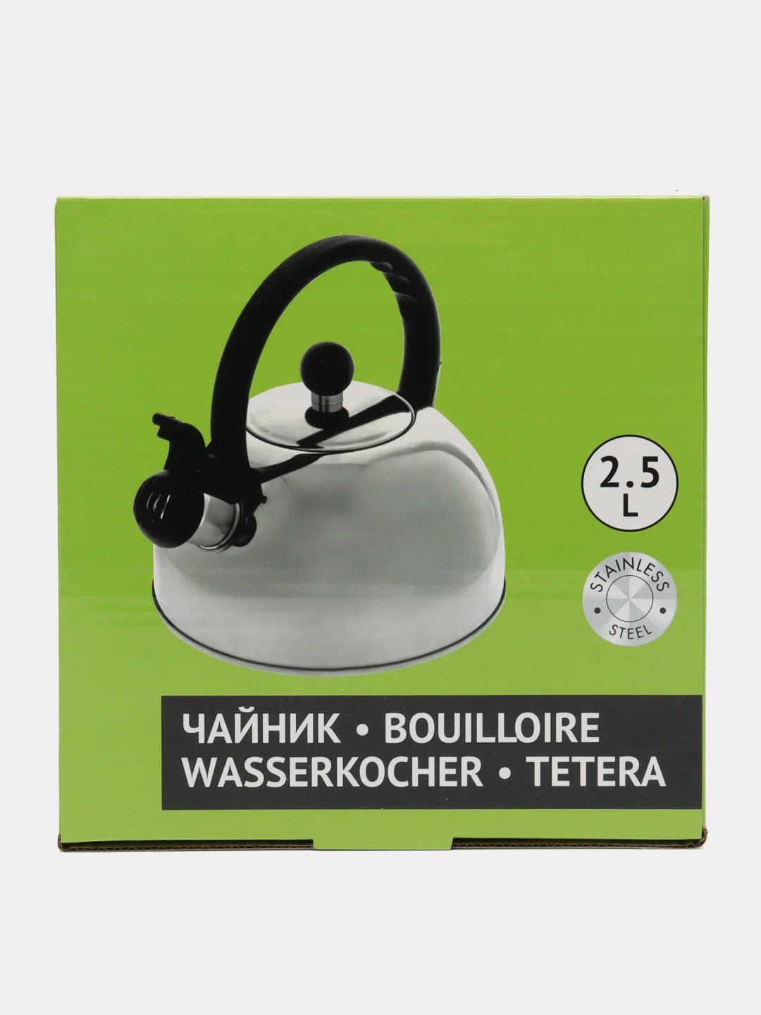 Чайник стальной, индукция, 2,5 л, RWK007