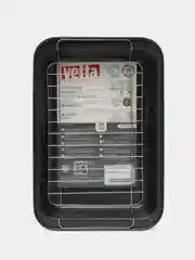 Противень глубокий с решеткой Vetta "Ростер" SL-2055, 36,8 х 25 х 5 см