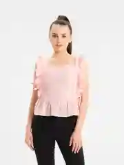 Конфетный топ на завязках