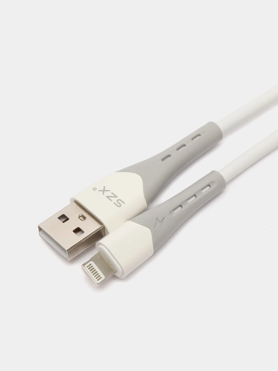 Белый кабель быстрой зарядки для iPhone, Дата-Кабель, Lightning-USB