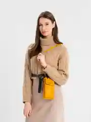 Желтый сумка кросс-боди, клатч-кошелёк