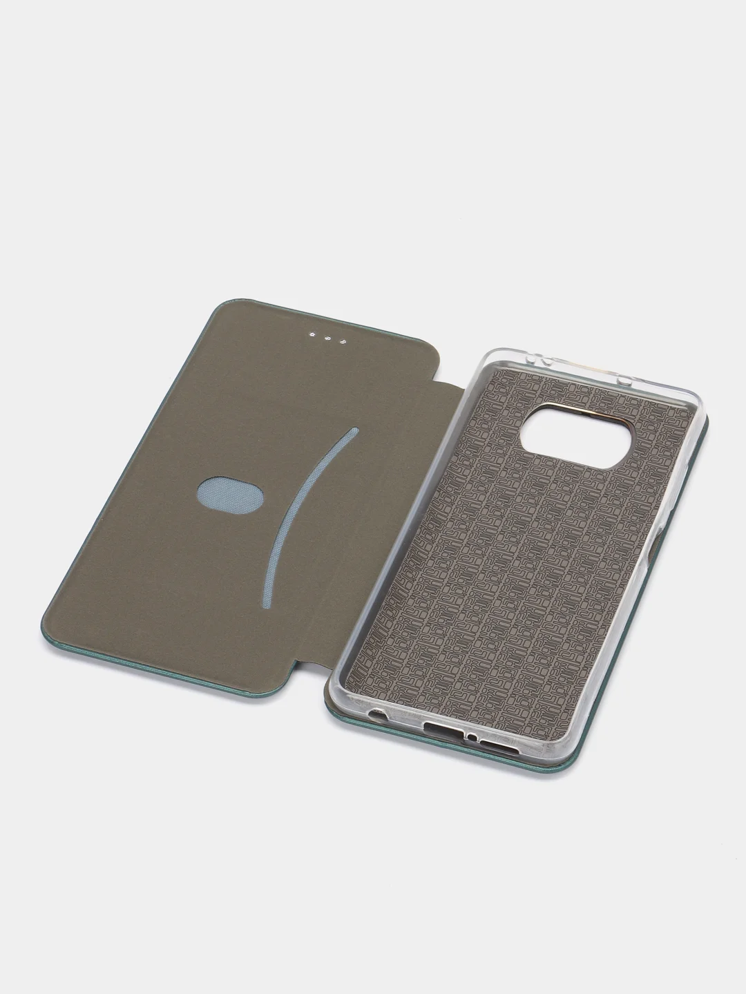 Зеленый чехол-книжка для Xiaomi Poco X3 (NFC), Poco X3 Pro (Сяоми Поко Х3, Поко Х3 Про)