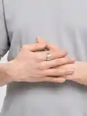 Мужская серебряная печатка