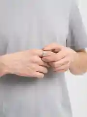 Мужская серебряная печатка