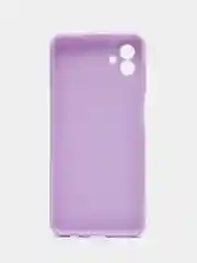 Сиреневый чехол для Samsung Galaxy A04, силиконовый, черный, матовый