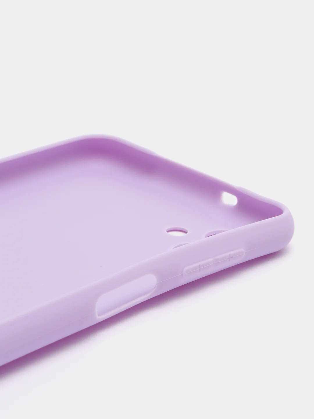 Сиреневый чехол для Samsung Galaxy A04, силиконовый, черный, матовый