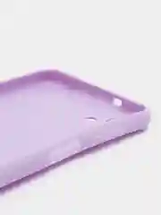 Сиреневый чехол для Samsung Galaxy A04, силиконовый, черный, матовый