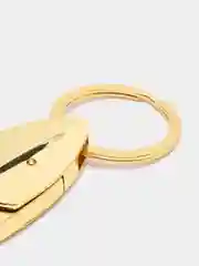 Золотой брелоки для ключей с карабином