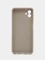 Серый чехол для Samsung Galaxy A04, силиконовый, черный, матовый