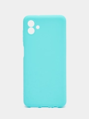 Чехол для Samsung Galaxy A04, силиконовый, черный, матовый
